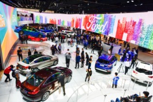 Media and guests visit the Ford stand at Auto China 2018-02 Media and guests visit the Ford stand at Auto China 2018-02